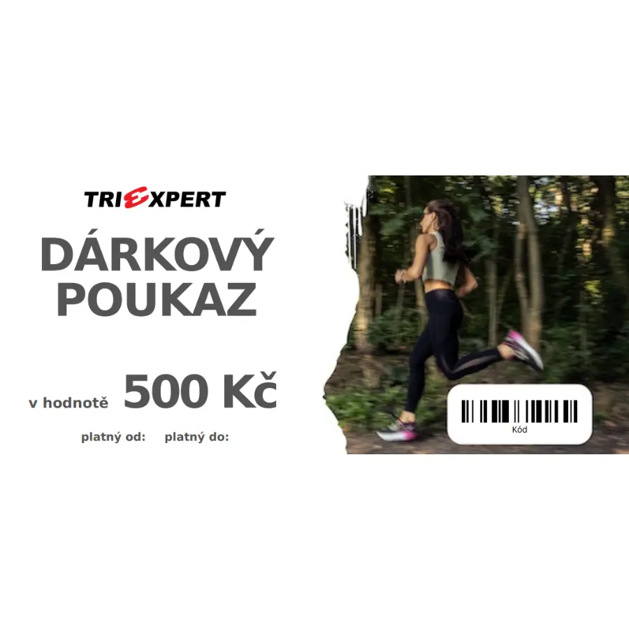 Elektronický dárkový poukaz na 500 Kč