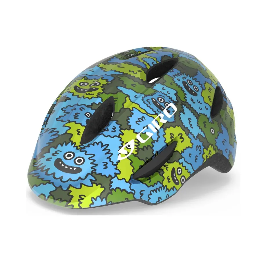 GIRO Scamp Blue/Green Creature Camo XS