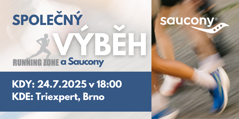 Pozvánka na testování Saucony v Brně