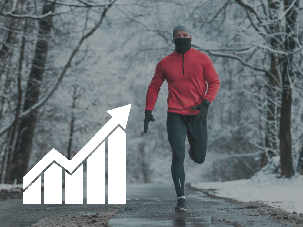 Zimní běh v terénu